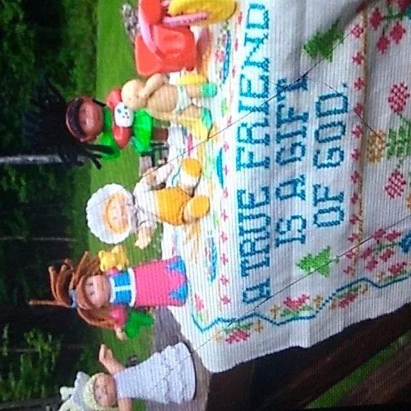 ⚜️ Borgana CAPE  The ORIGINAL FAUX FUR Vintage Shawl CHAMPAGNE  LUXURY OSFM - Picture 10 of 16